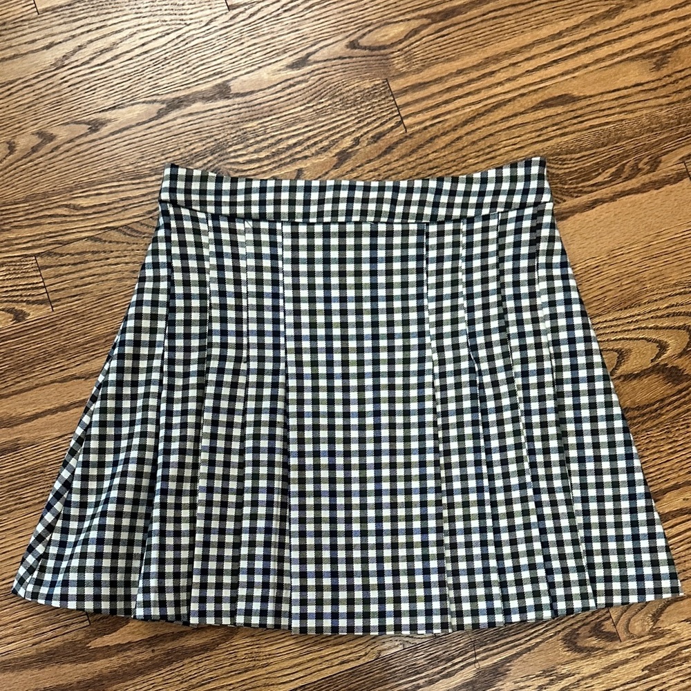 Mango plaid skirt